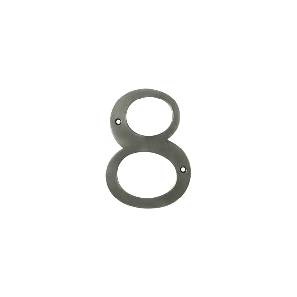 6 Numbers, Solid Brass, 10PK